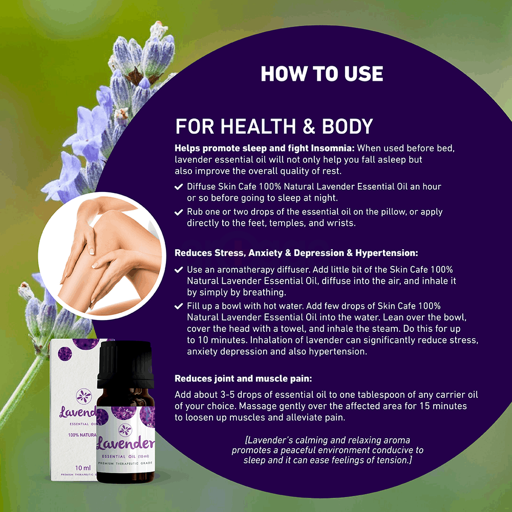 Skin Cafe Lavender Essential Oil 10ml  