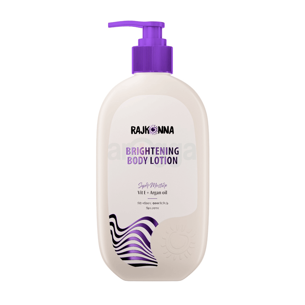 Rajkonna Brightening Body Lotion Super Moisture 300ml - Arogga Beauty Store