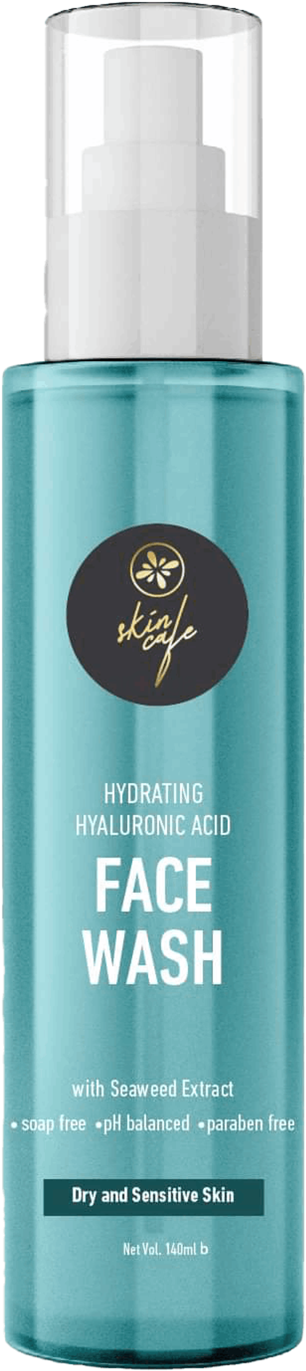 Skin Cafe Face Wash Hydrating Hyaluronic Acid (Dry & Sensitive Skin)- 140ml  