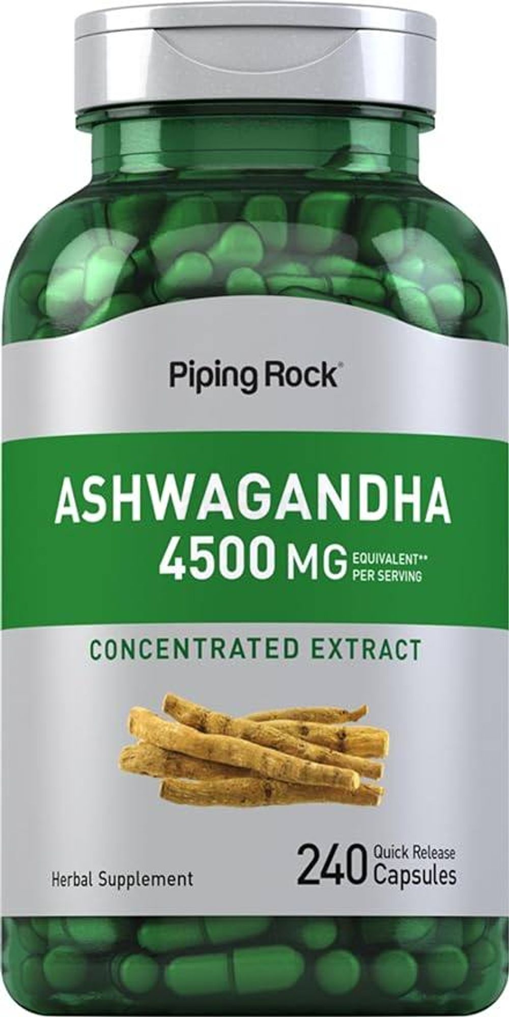 Ashwagandha Supplement 4500 mg | 240 Capsules  