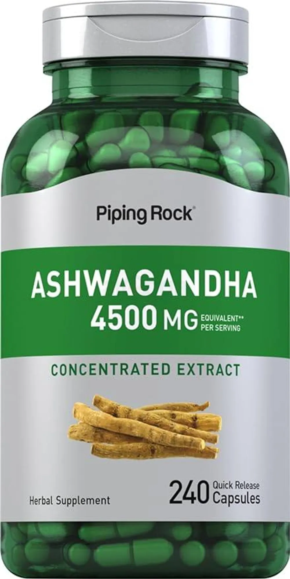 Ashwagandha Supplement 4500 mg | 240 Capsules  