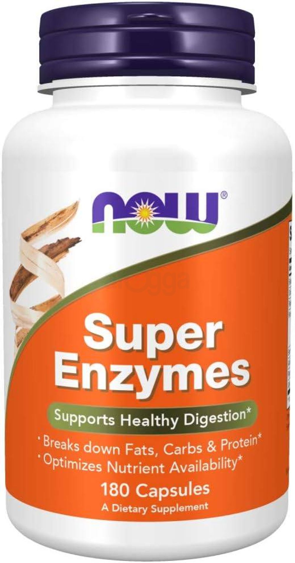 NOW Supplements, Super Enzymes, Formulated with Bromelain, Ox Bile, Pancreatin and Papain,180 Capsules  