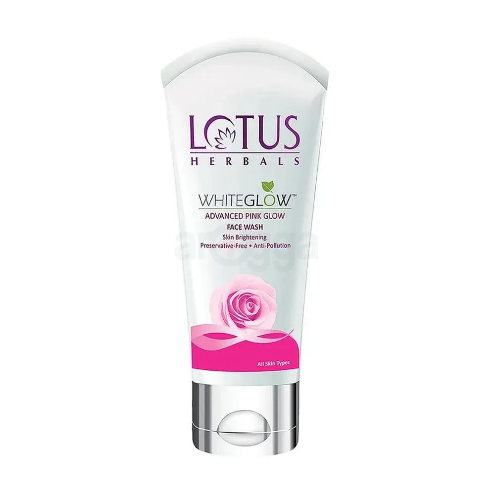 Lotus Herbals Whiteglow (PurGlow) Advance Pink Glow Face Wash 100g  