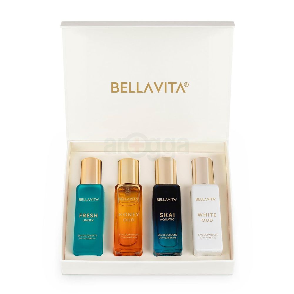 Bella Vita Luxury Perfume Gift Set For Unisex (20ml X 4)  