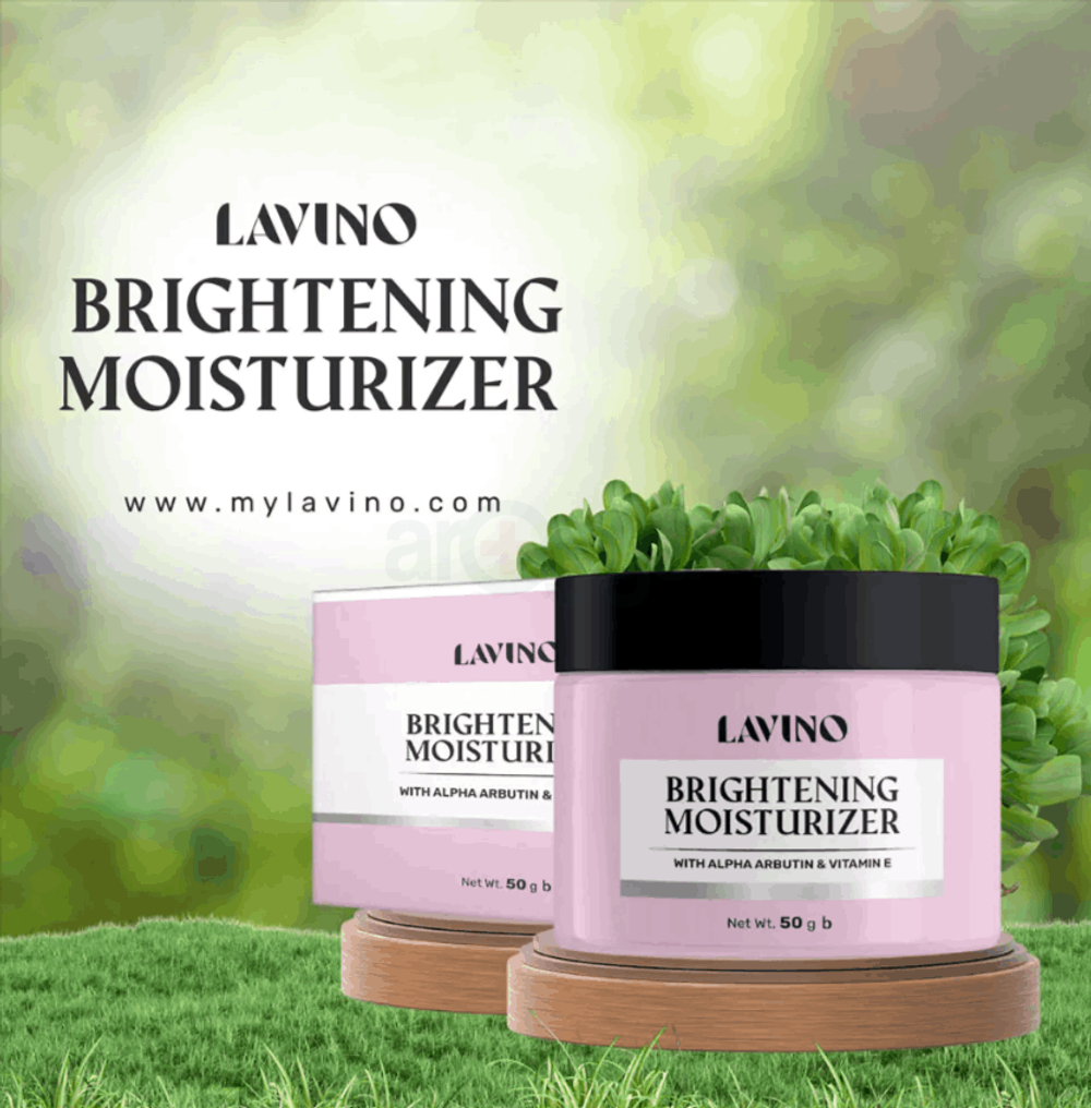 Lavino Brightening Moisturizer with Alpha Arbutin & Vitamin E  