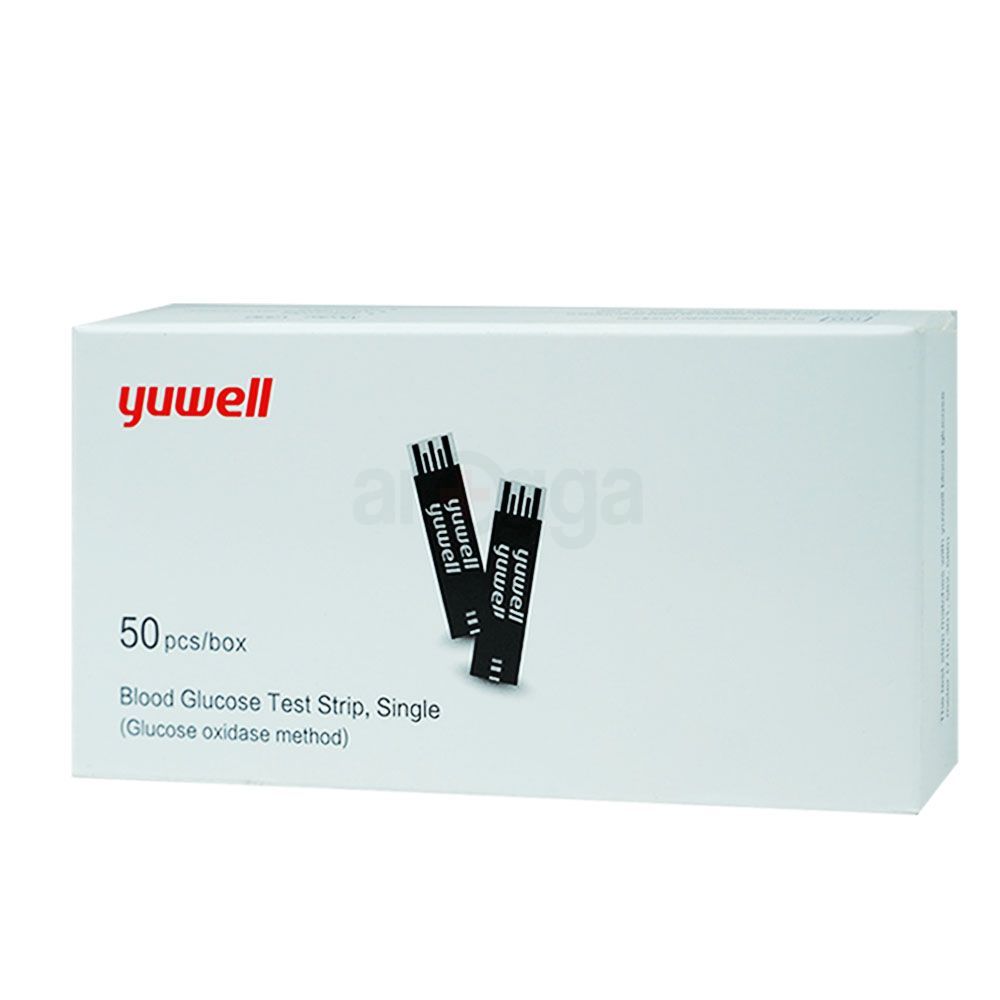 Yuwell Blood Glucose Strip 50's Pack (Foil)  