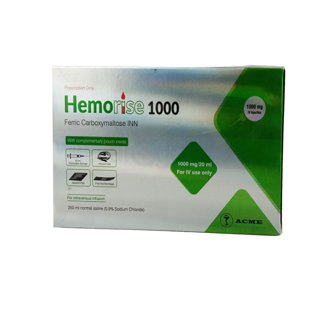 Hemorise 1000mg/20ml injection