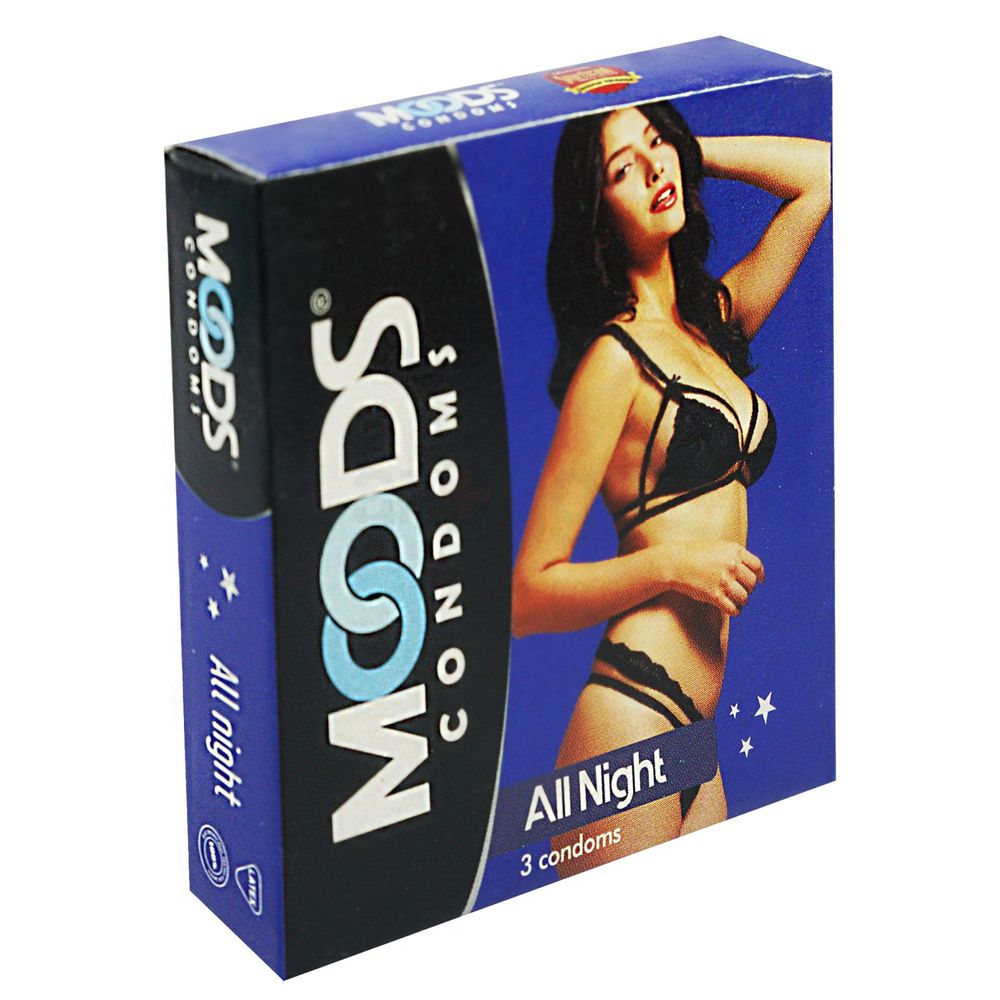 Moods All Night Condom 3 pcs Pack  