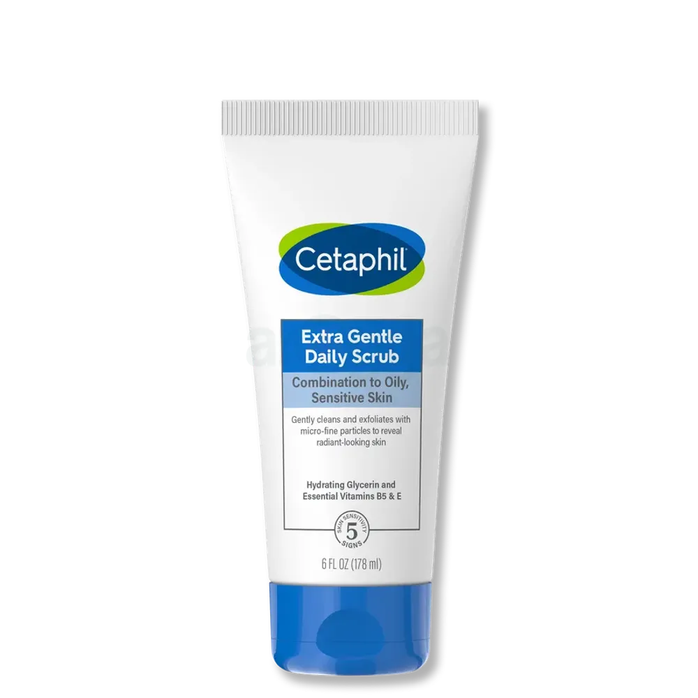 Cetaphil Extra Gentle Daily Scrub for Combination to Oily, Sensitive Skin  