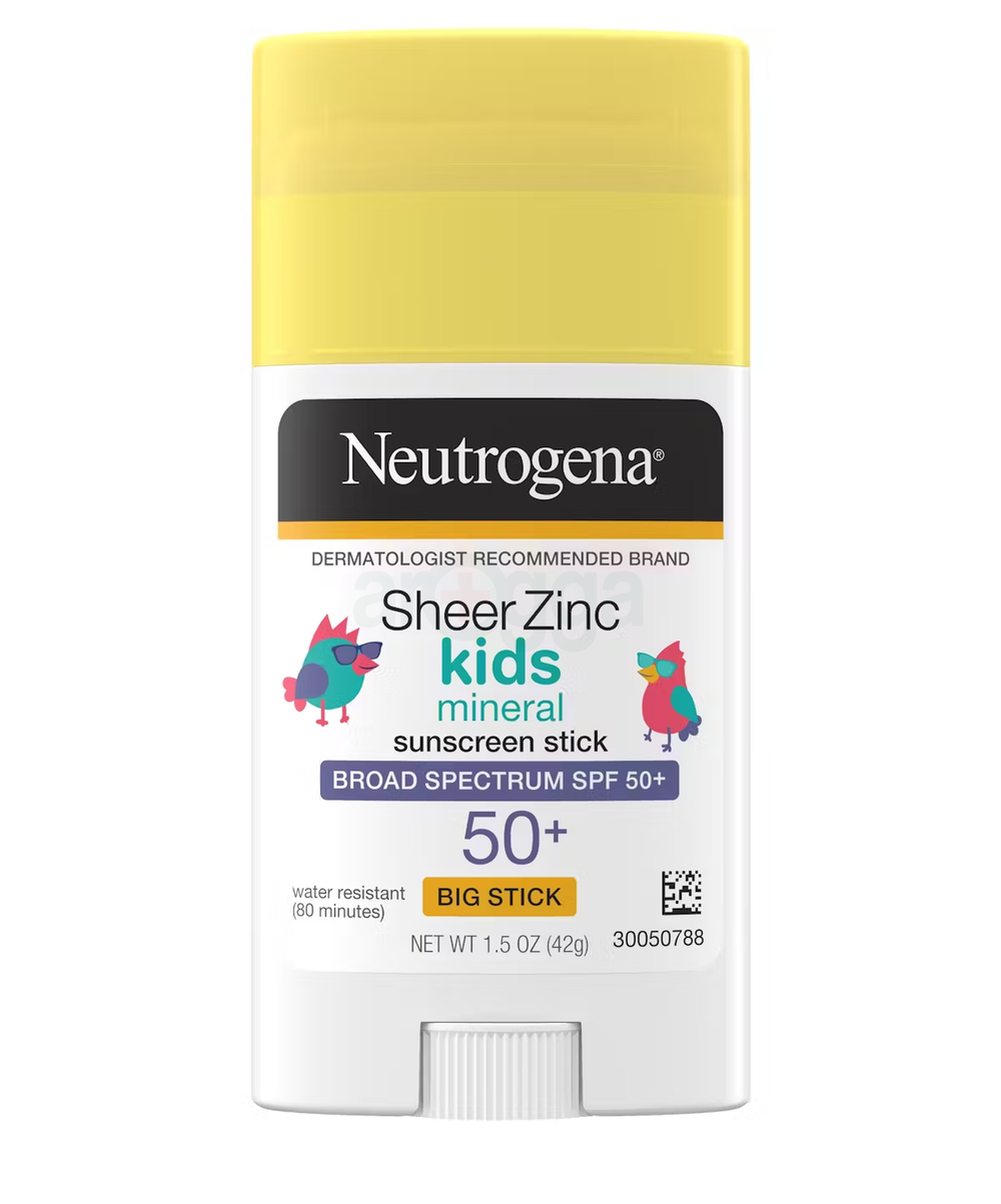 Neutrogena Sheer Zinc Kids Mineral Sunscreen Stick Broad Spectrum SPF 50+ 42g  