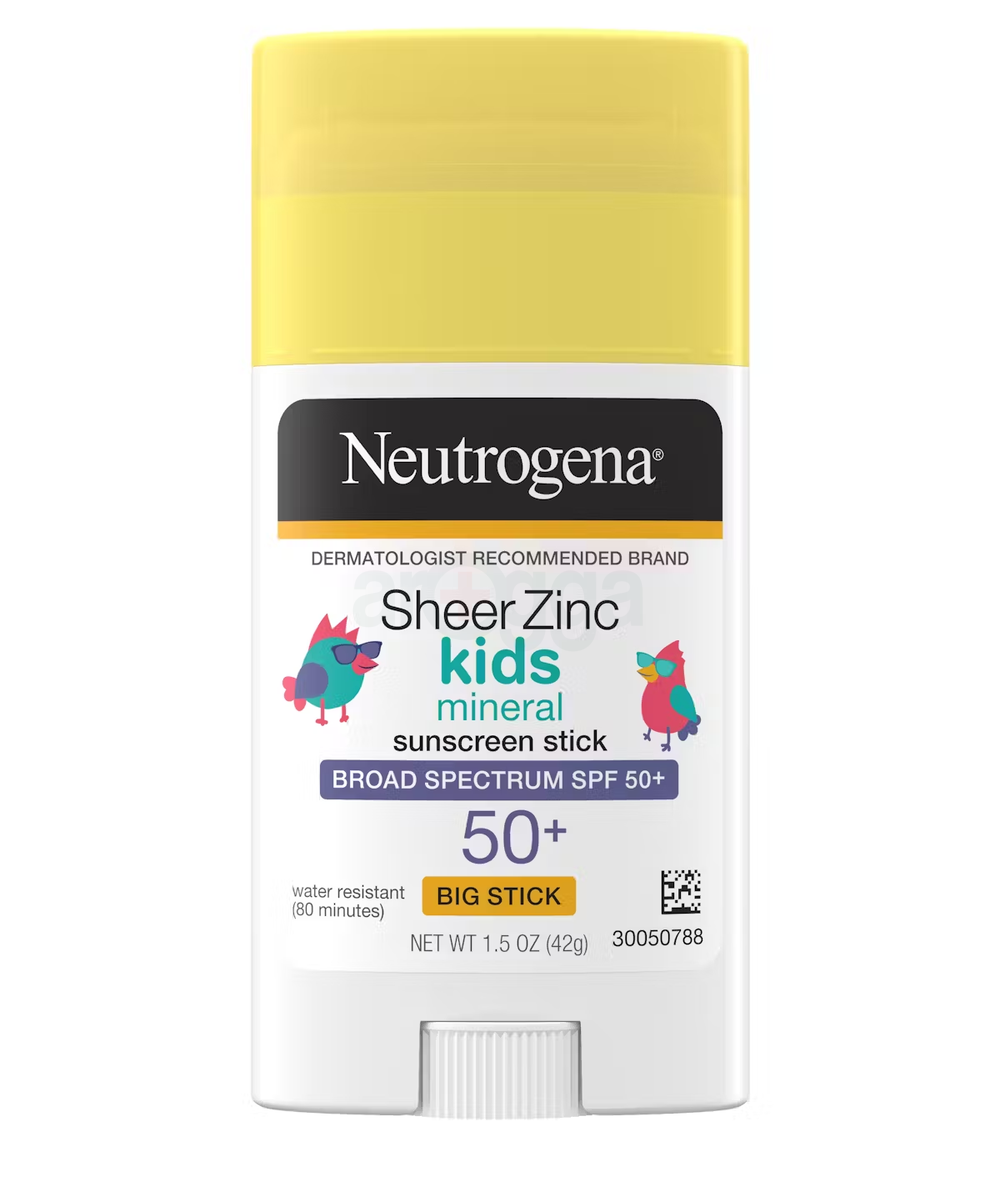 Neutrogena Sheer Zinc Kids Mineral Sunscreen Stick Broad Spectrum SPF 50+  