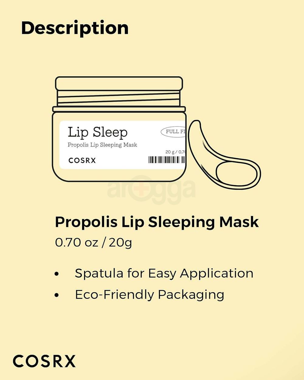 Cosrx Full Fit Propolis Lip Sleeping Mask  