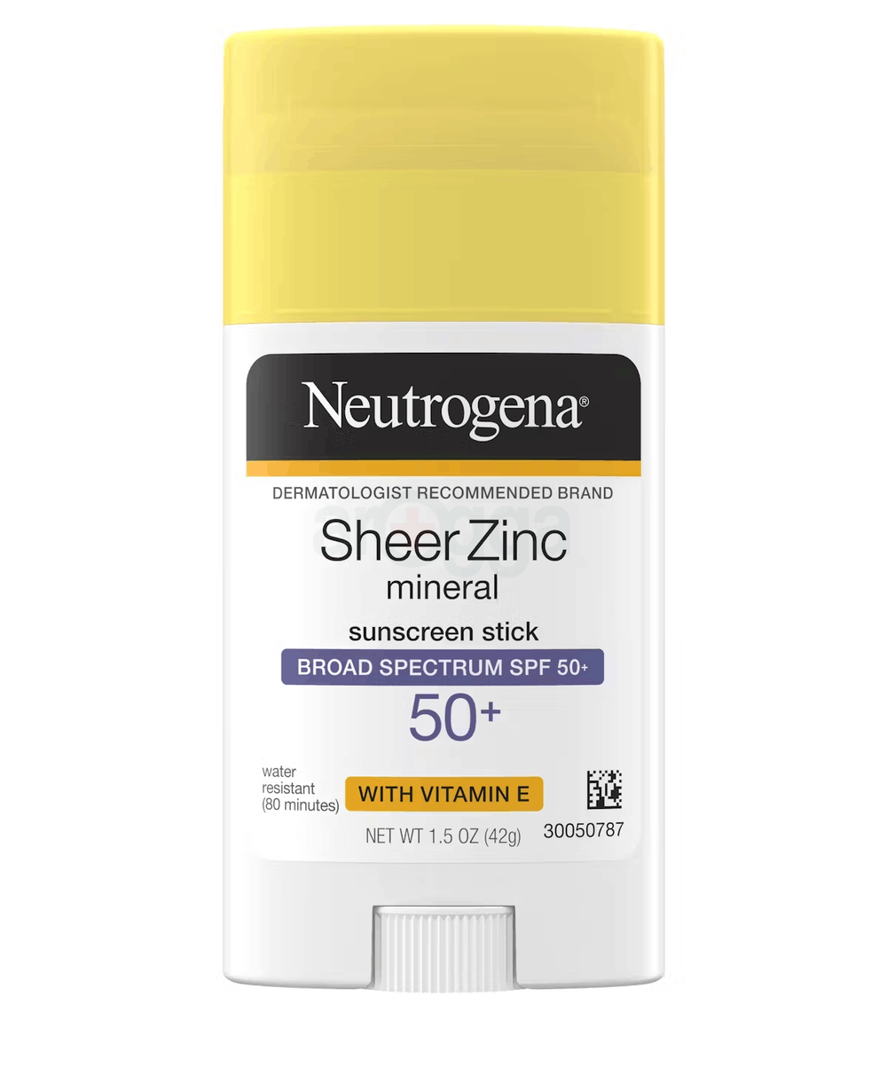 Neutrogena Sheer Zinc Mineral Sunscreen Stick Broad Spectrum SPF 50+ with Vitamin E  