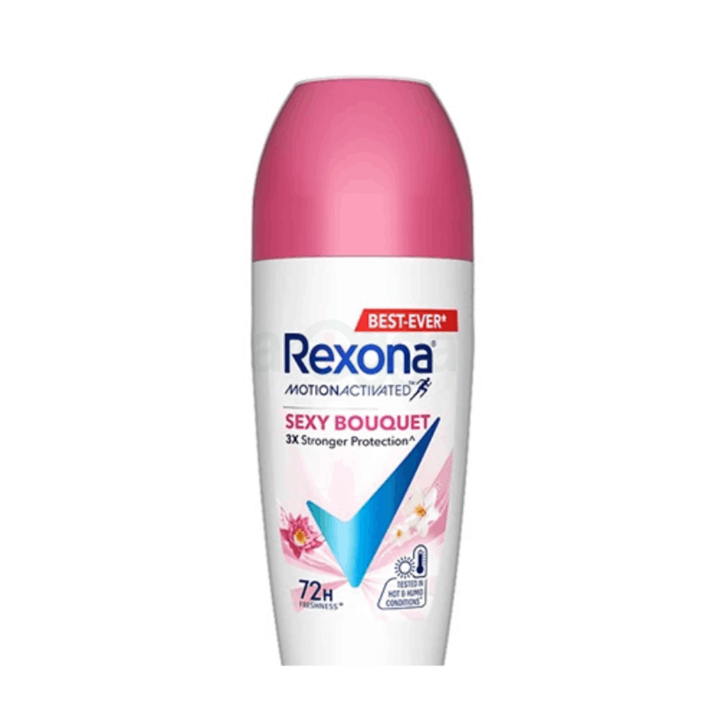 Rexona Motion Activated Sexy Bouquet 72h 3x Stronger Protection Roll-On for Women  