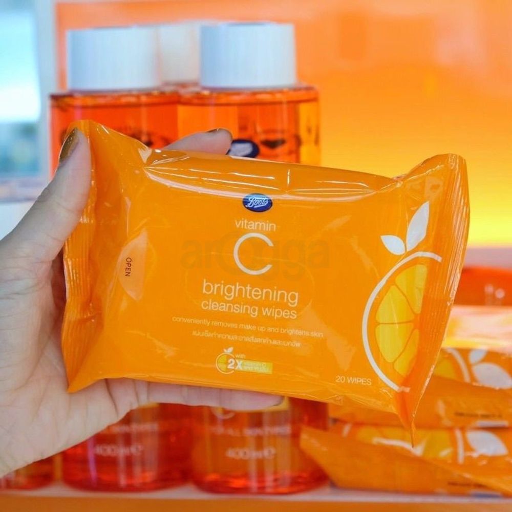 Boots Vitamin C Brightening Cleansing Wipes  