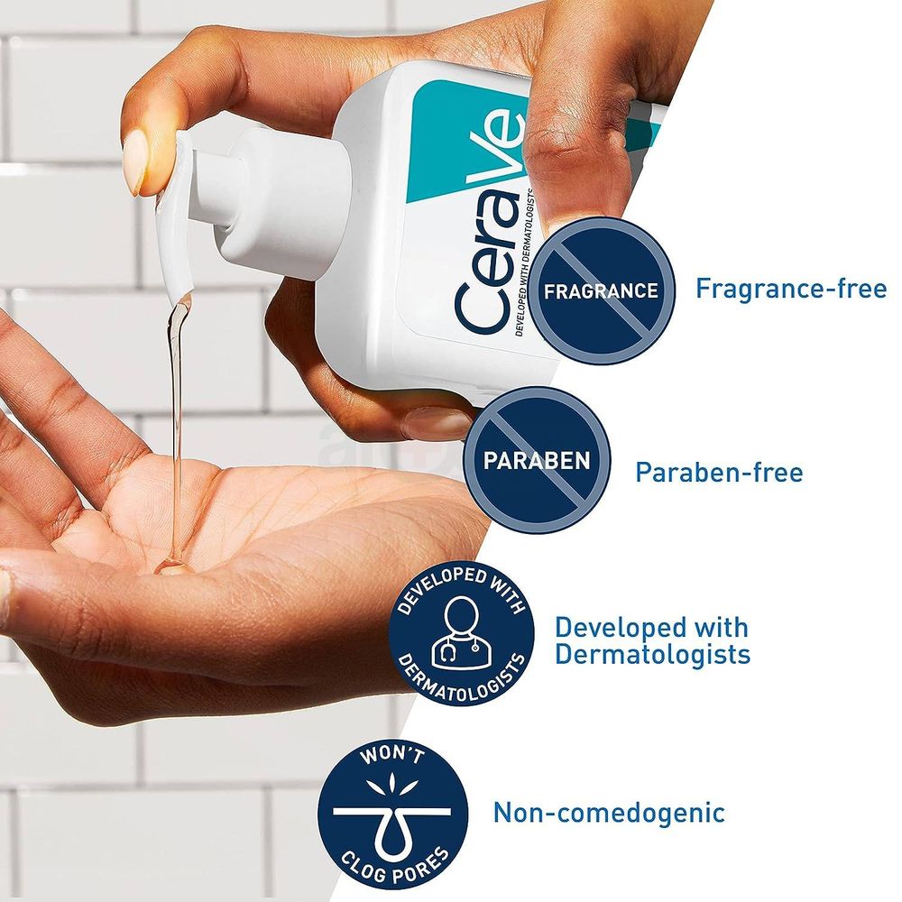 Cerave Acne Control Cleanser with 2% Salicylic Acid Acne Treatment (Made in USA)  