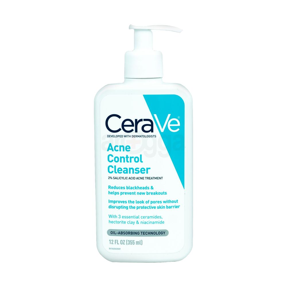 Cerave Acne Control Cleanser with 2% Salicylic Acid Acne Treatment (Made in USA)  