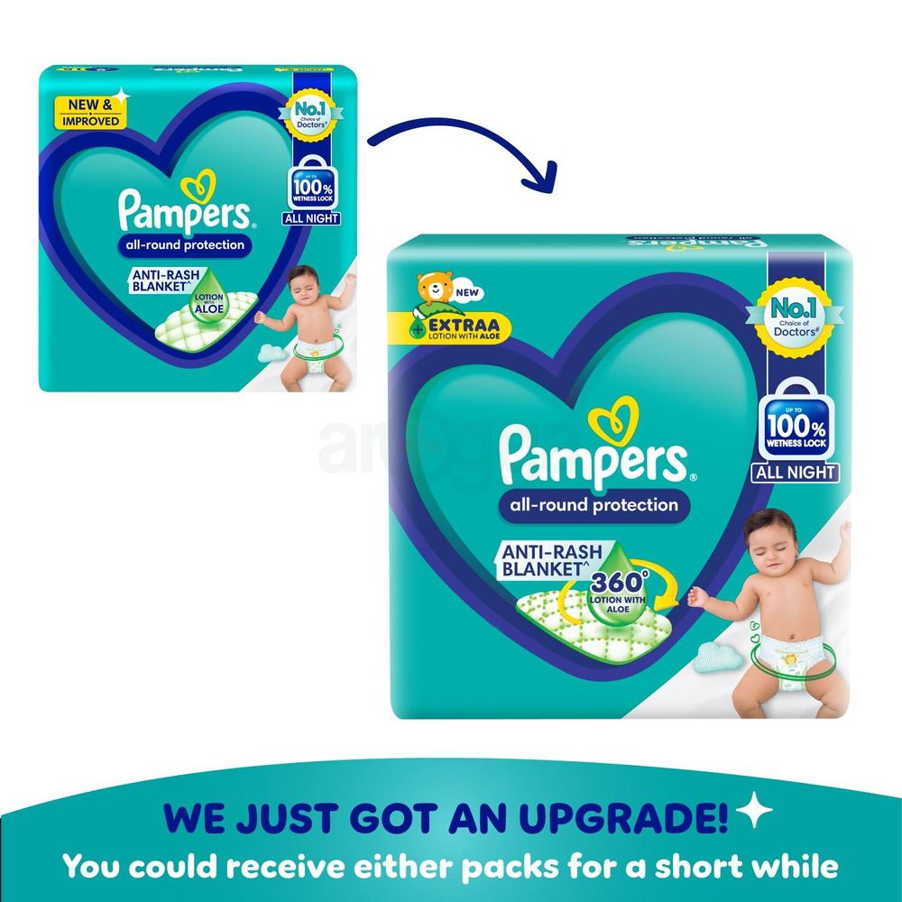 Pampers All Round Protection Baby Pant Diaper With Aloe 30 Pcs Pack - XL (12-17kg)   