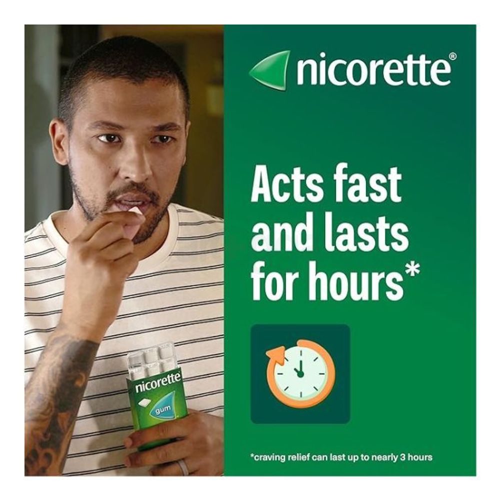 Nicorette Gum Original Flavour 210pcs 4mg  