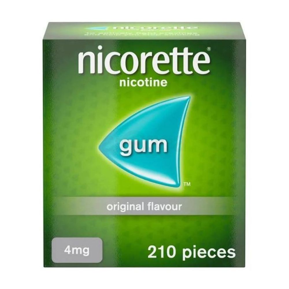 Nicorette Gum Original Flavour 210pcs 4mg  
