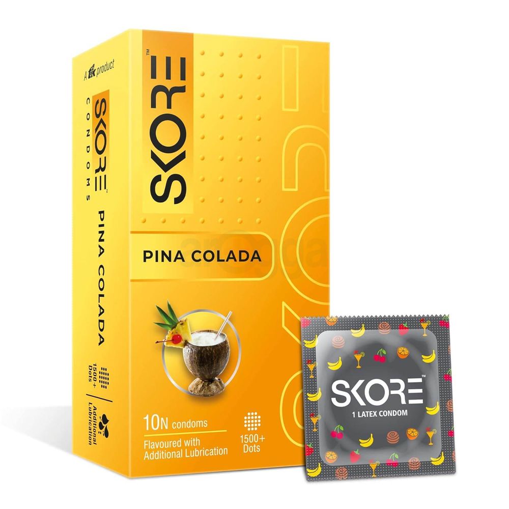 Skore Pina Colada Condom 10's Pack  