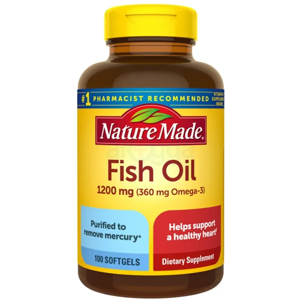 Nature Made Fish Oil 1200 mg Softgels, 100 Count  