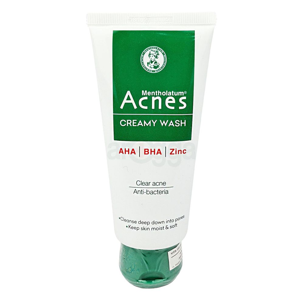 Acnes Mentholatum Acnes Creamy Wash 100gm  