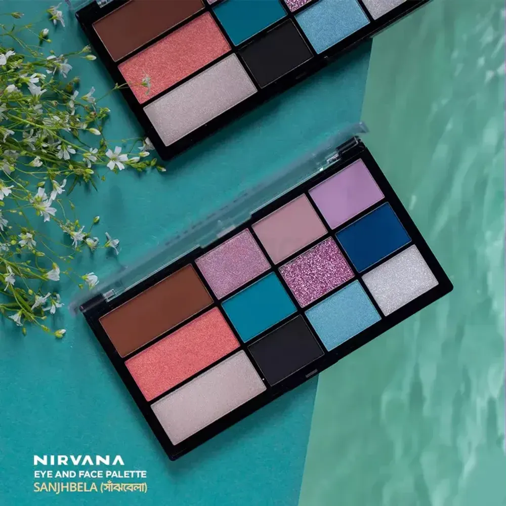 Nirvana Color Eye & Face Palette - Sanjhbela  