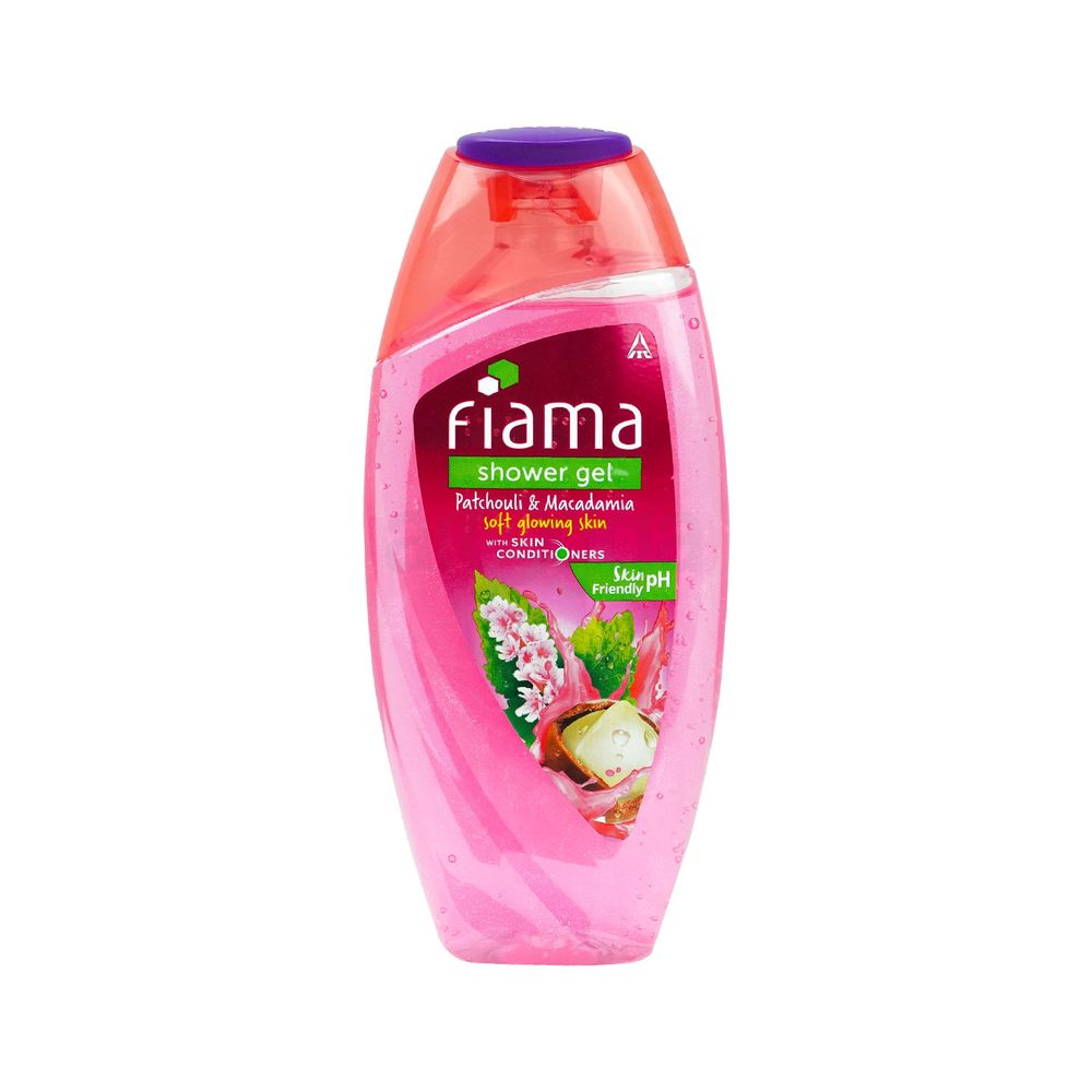 Fiama Patchouli & Macadamia Shower Gel With Skin Conditioners for Soft Glowing Skin  