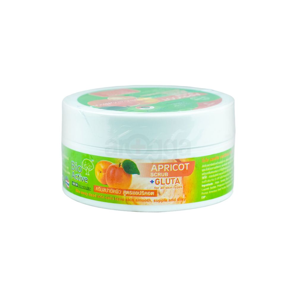 Bio Active Apricot Scrub + Gluta for All Skin Types  