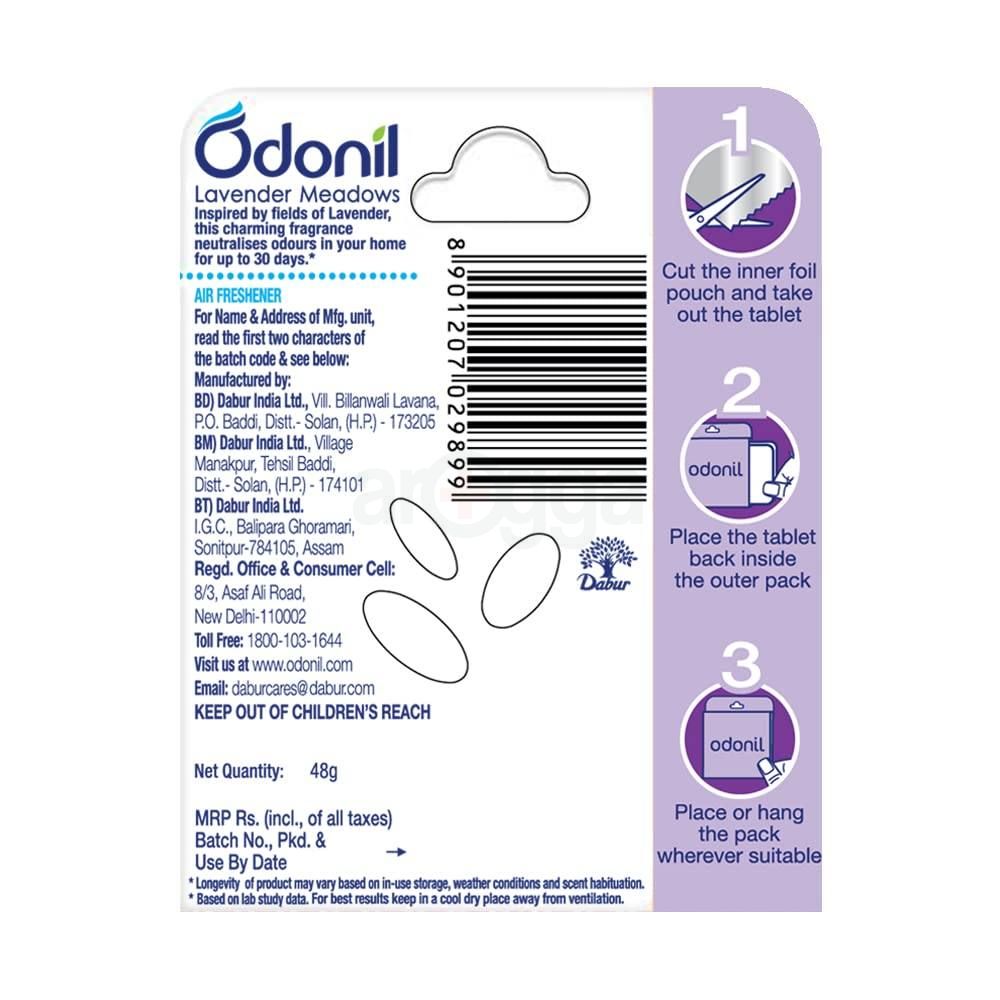 Odonil Air Freshener Block - Lavender Meadows 48g  