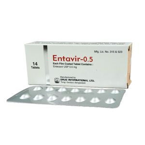 Entavir 0.5 0.5mg Tablet