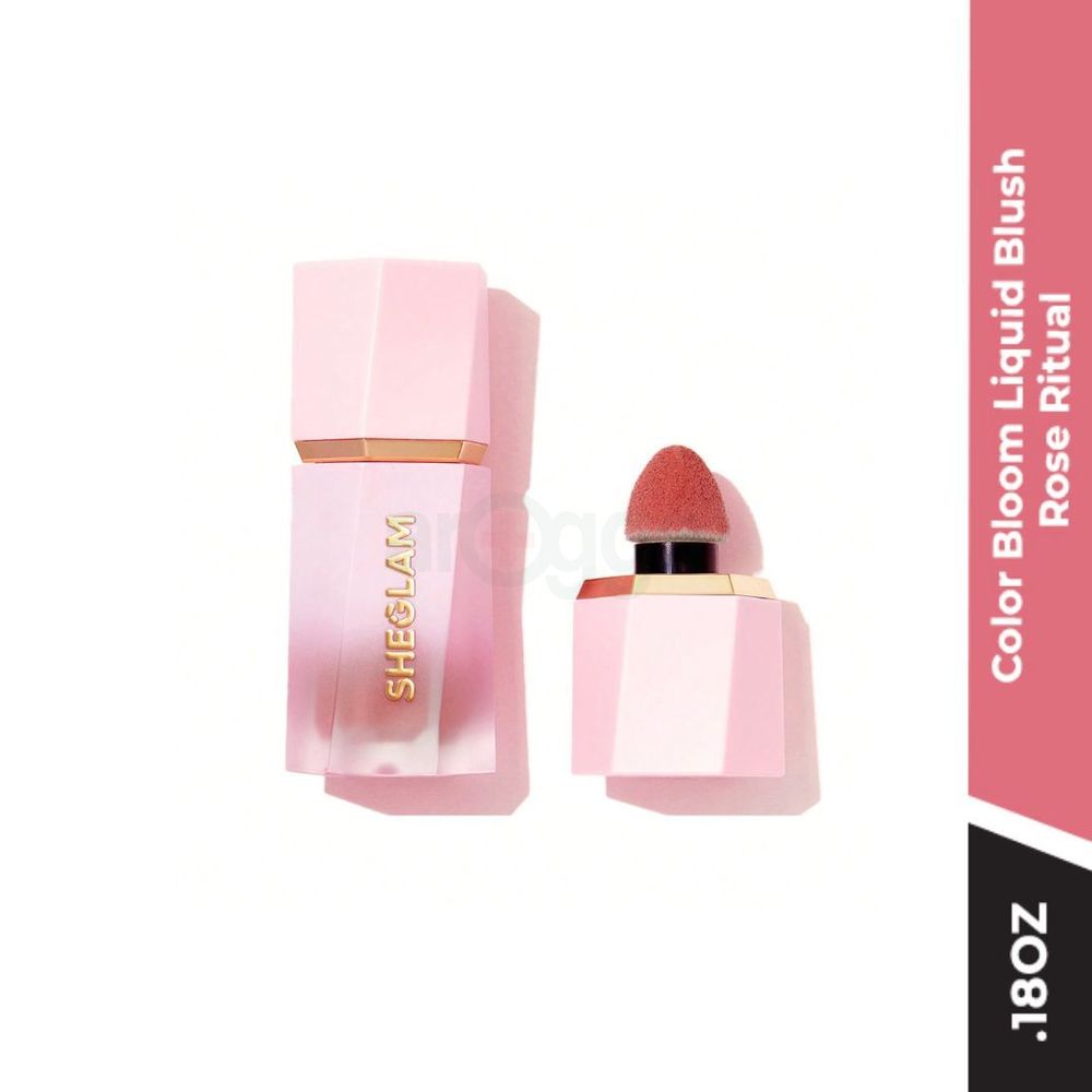 SHEGLAM Color Bloom Liquid Blush Matte Finish -  Rose Ritual  