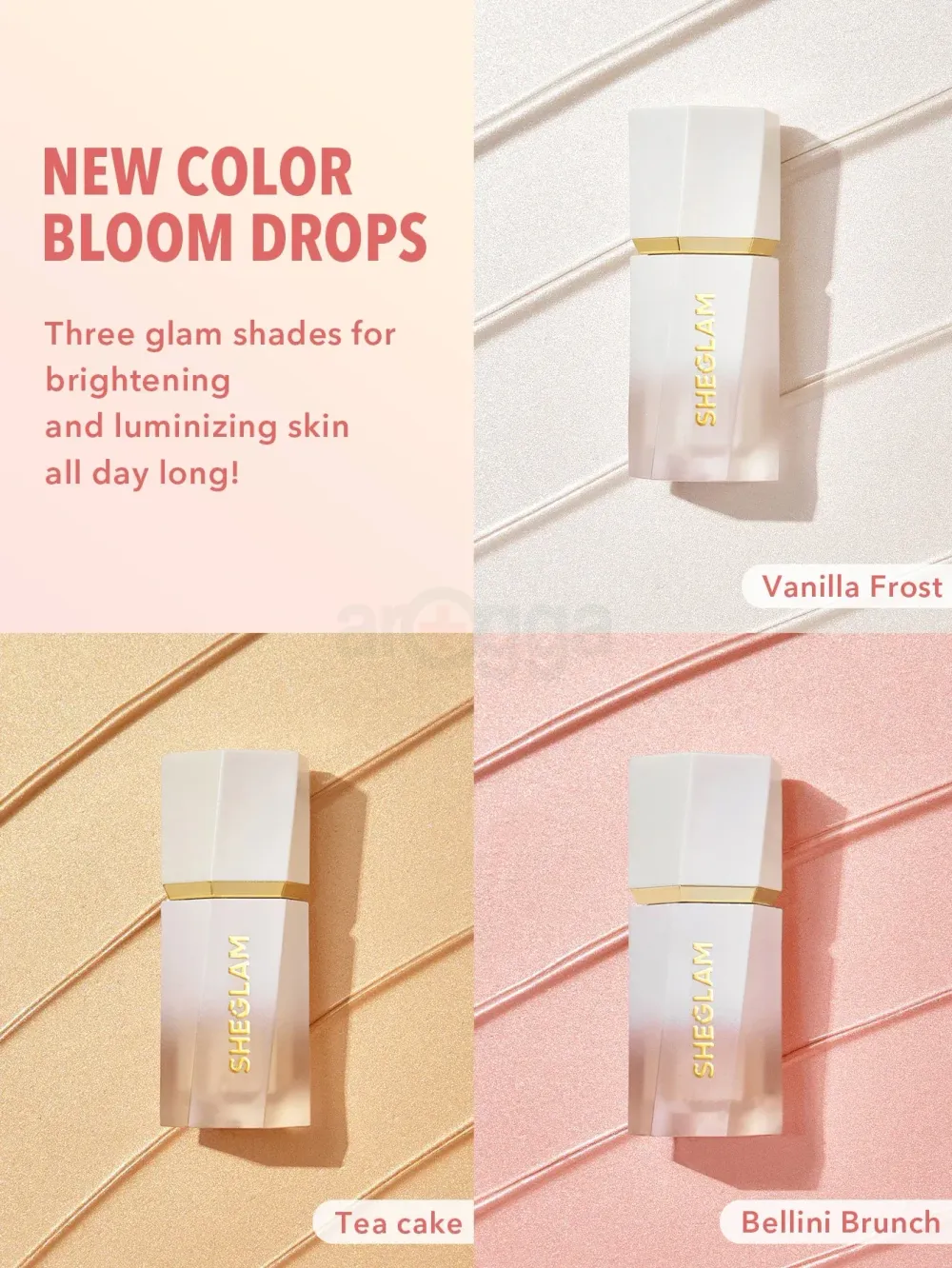 SHEGLAM Color Bloom Liquid Highlighter - Vanilla Frost  