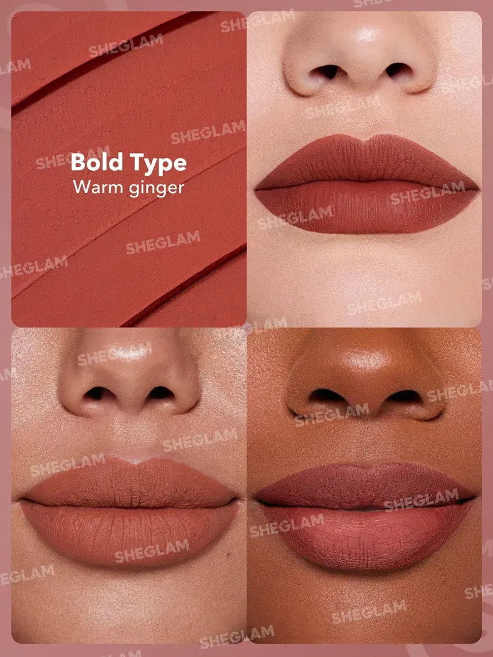 SHEGLAM Dynamatte Boom Long-lasting Matte Lipstick - Bold Type  