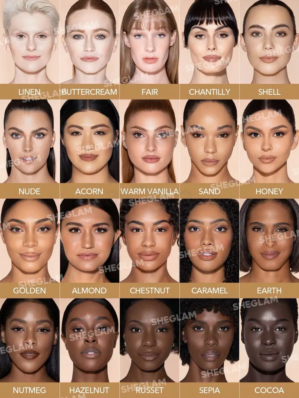 SHEGLAM Perfect Skin High Coverage Concealer - Shell  