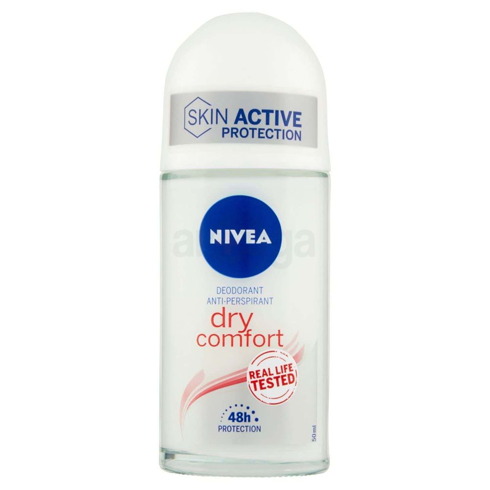 Nivea Anti-Perspirant Dry Comfort Dual Protect Roll-On  