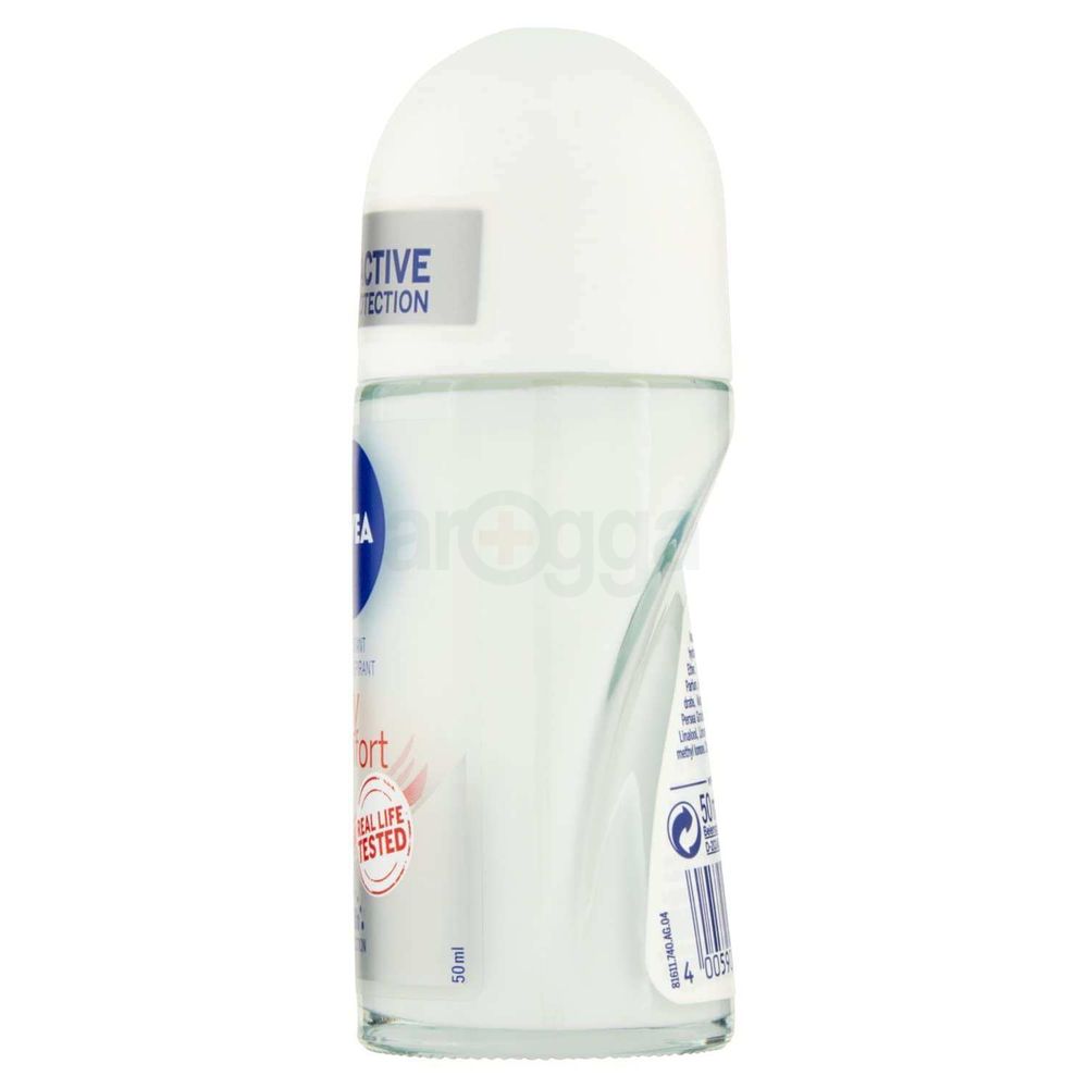 Nivea Anti-Perspirant Dry Comfort Dual Protect Roll-On  