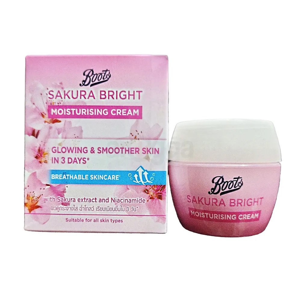 Boots Sakura Bright Moisturising Cream for All Skin Types  