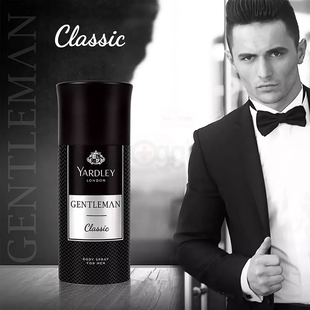 Yardley London Gentleman Classic Body Spray for Men  