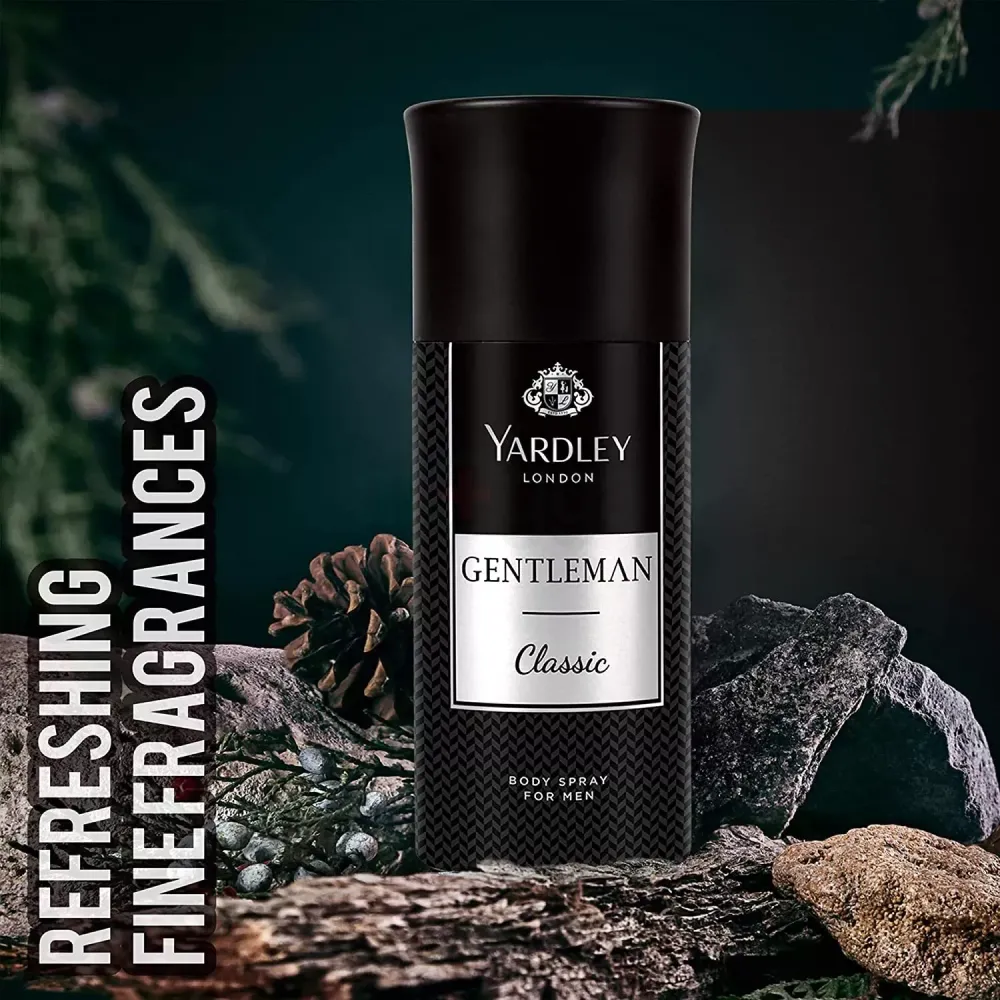 Yardley London Gentleman Classic Body Spray for Men  