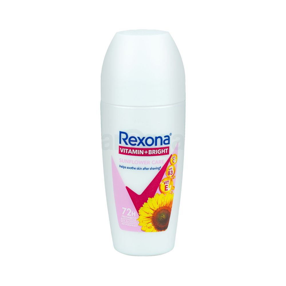 Rexona Vitamin + Bright Sunflower Care 72h Freshness Roll-On for Women  