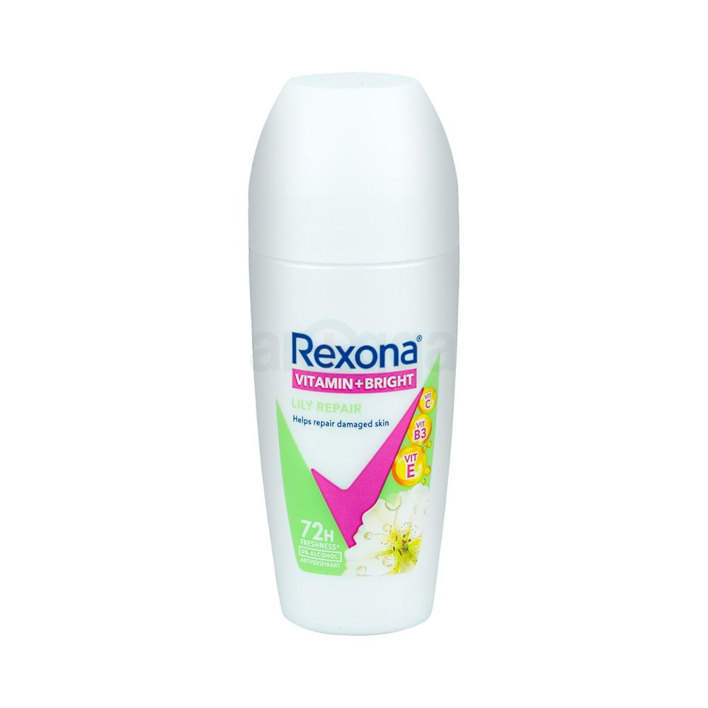 Rexona Vitamin + Bright Lily Repair 72h Freshness Roll-On for Women  