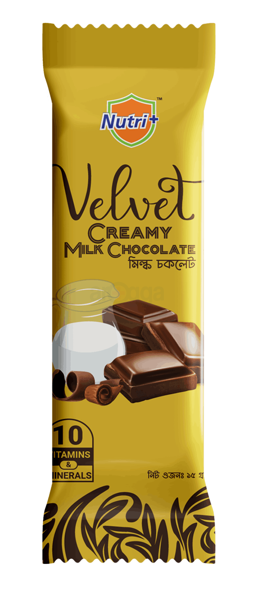 Nutri+ Velvet Creamy Milk Chocolate 15gm Pack  