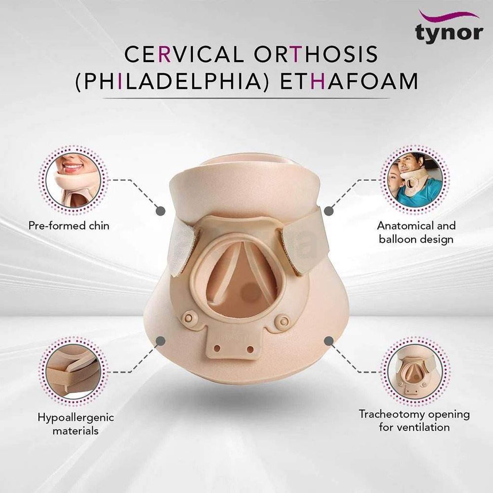 Tynor Cervical Orthosis (Philadelphia) Ethafoam (L) B-05, B-10  
