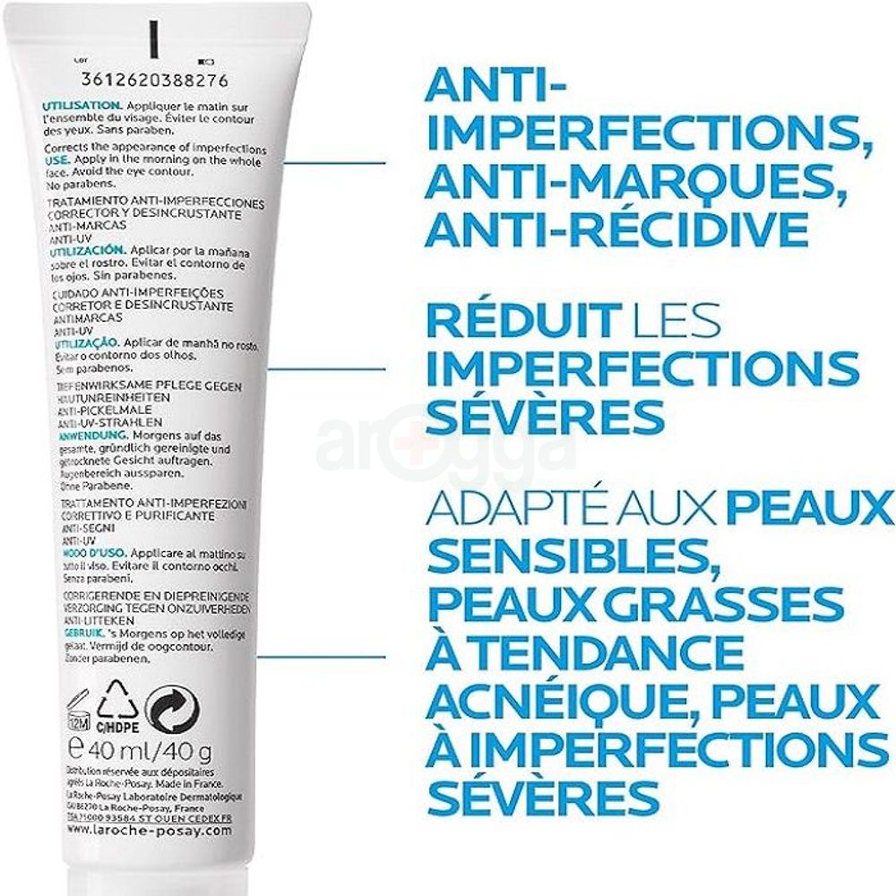 La Roche Posay Effaclar Duo(+) SPF30 Anti-Pimple Anti-Acne Cream with UV Protection  