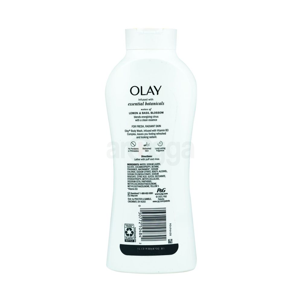 Olay Fresh Outlast Notes Of Lemon & Basil Blossom Body Wash  