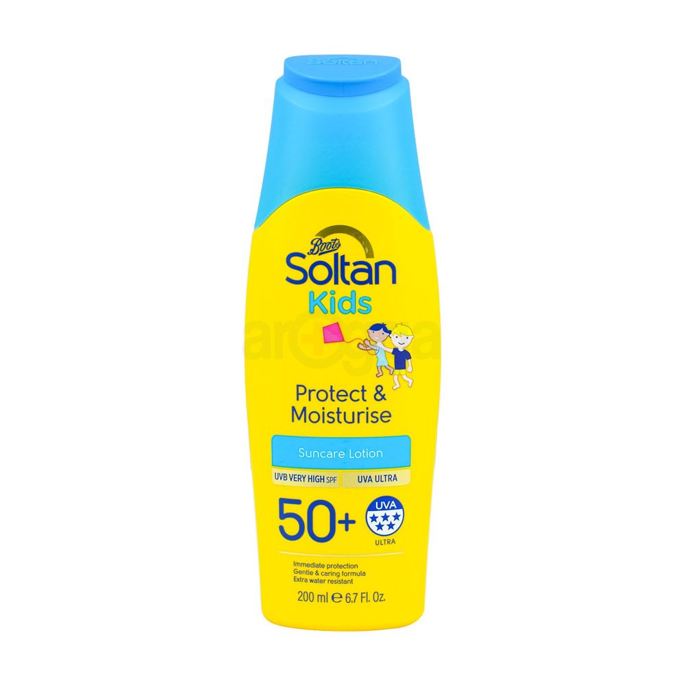 Boots Soltan Kids Protect & Moisturise Suncare Lotion SPF50+ 200ml  