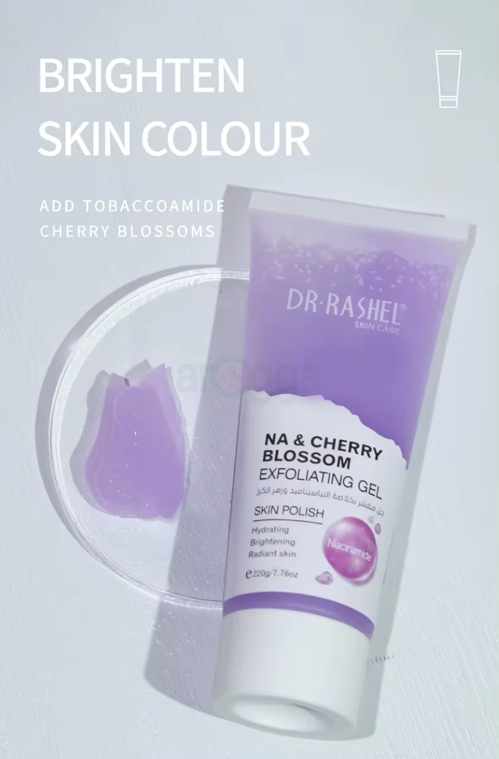 Dr Rashel Na & Cherry Blossom Skin Polish Exfoloating Gel  