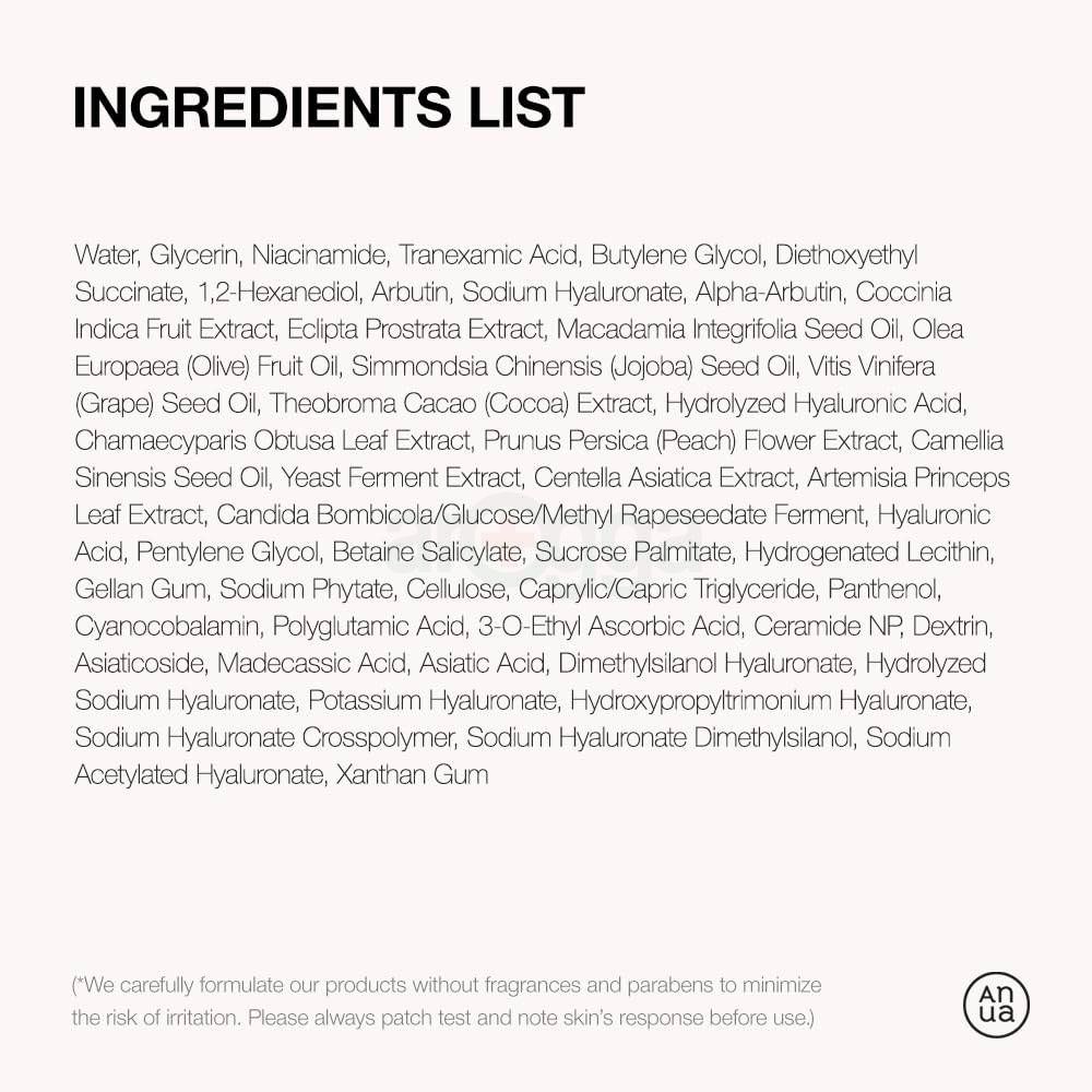 Anua Niacinamide 10% + TXA 4% Serum 30ml  